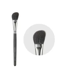 M570 Flat Angled Contour Powder Brush full product view, showing entire brush for contouring and powder application.