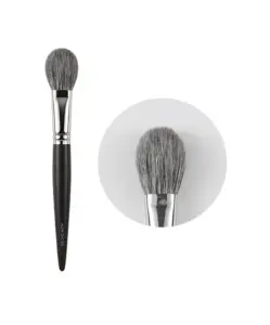 AIN #S113 Squirrel Hair Powder Blush Brush full product view, showing small angled brush for detailed blush application.