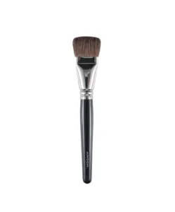 Ainochi G104 flat highlighter brush side profile on white background, G series pony hair flat highlighter brush for brow bone glow